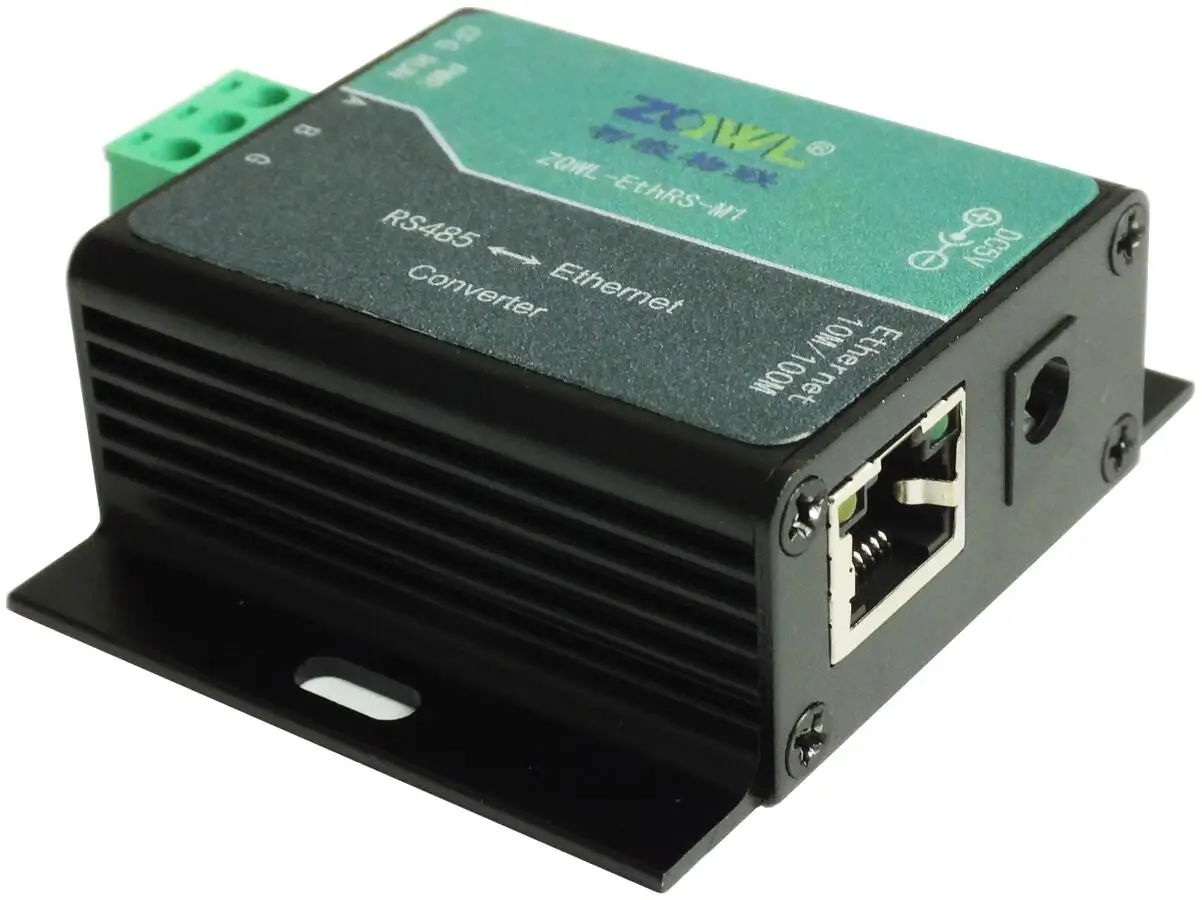 Интеллектуальный последовательный оральный сервер Ethernet для последовательной транзитной сети RS485 Modbus TCP с блоком питания