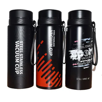 

750ml Thermos Bottle Stainless Steel Tumbler Insulated Water Bottle Portable Vacuum Flask for Coffee Mug Travel Cup