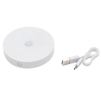 

Motion Sensor Night Light Auto On/Off for Bedroom Stairs Cabinet Wardrobe Wireless USB Rechargeable Wall Lamp