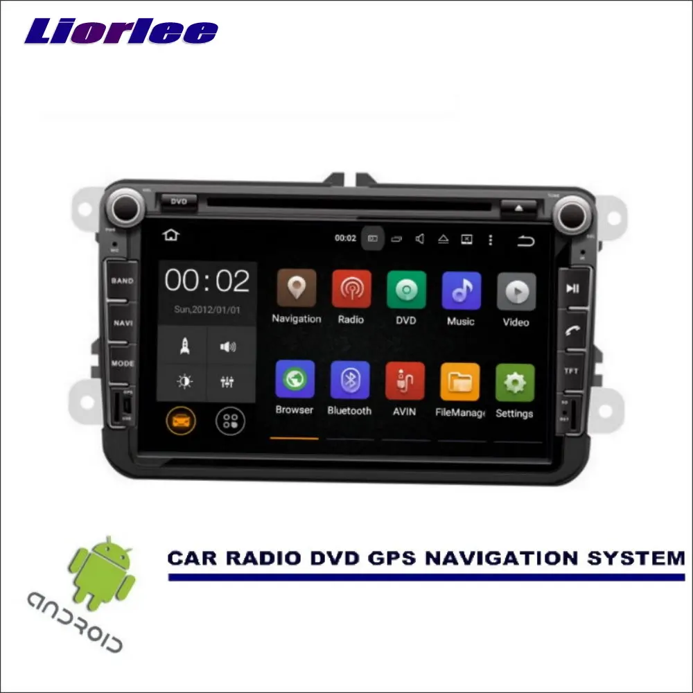 Liorlee Автомобильная Мультимедийная навигация для Volkswagen VW Jetta Bora/GLI/Sagitar/Vento CD DVD GPS