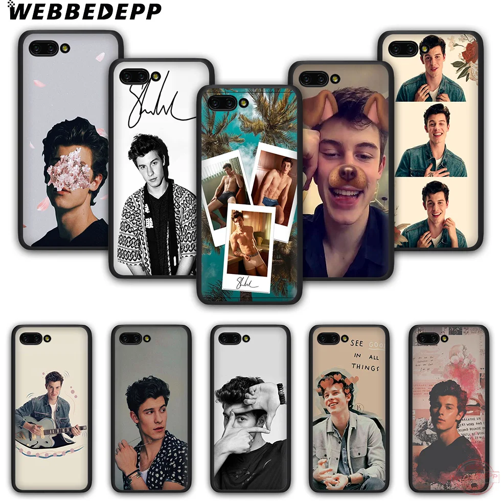 WEBBEDEPP Fondos Shawn Mendes Fashion soft silicone phone case for Honor 6A 7X 8X 8C 8A 9 9X 10lite Note10 20S 20 Pro |