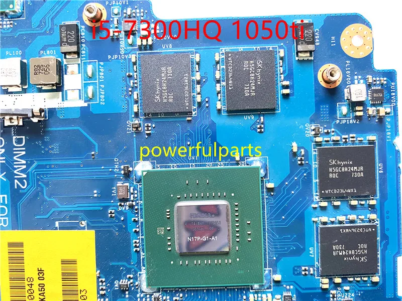 cheap pc motherboard 100% working FOR DELL VOSTRO 7570 7577 laptop motherboard i5-7300HQ CPU + 1050ti graphic 0KN44F CN-0KN44F CKA50 CKF50 LA-E991P best pc motherboard for music production