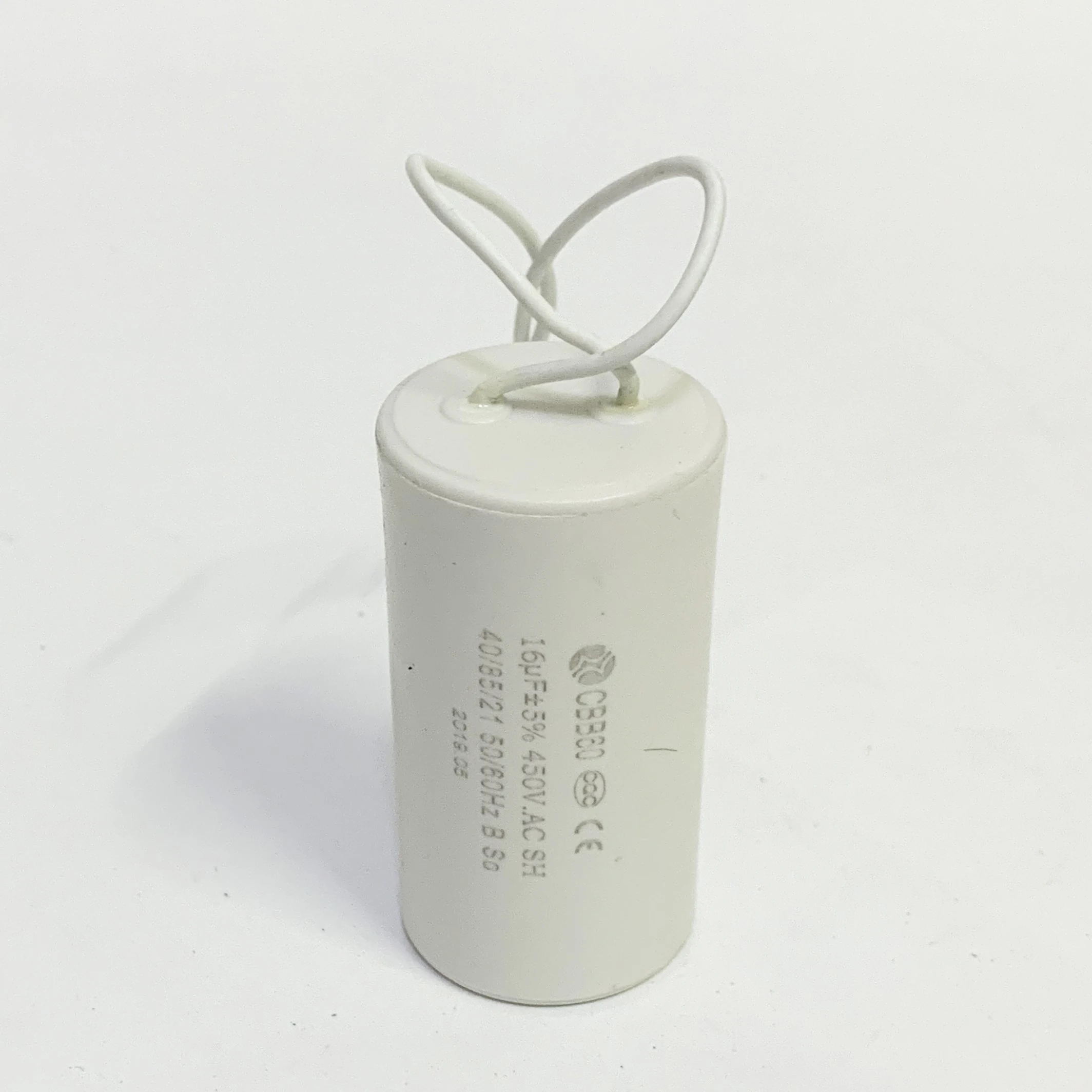 16 мкФ 450V AC50/60Hz 10/70/21 два провода цилиндрический конденсатор.|wire wire|capacitor 16uf 450vcapacitor