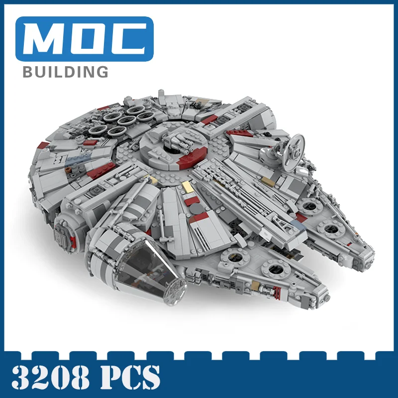 Конструктор серии "Звездные войны" Сокол кубики MOC Ultimate корабль в масштабе
