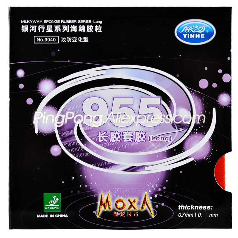 Rubber Table-Tennis Ping-Pong YINHE Long-Pips Ox/sponge Pips-Long 955 Topsheet Galaxy