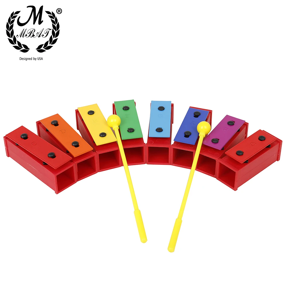 M MBAT Orff Octave Piano Eco-friendly Plastic Octave Piano Children's Early Learning Percussive Puzzle Music Toys