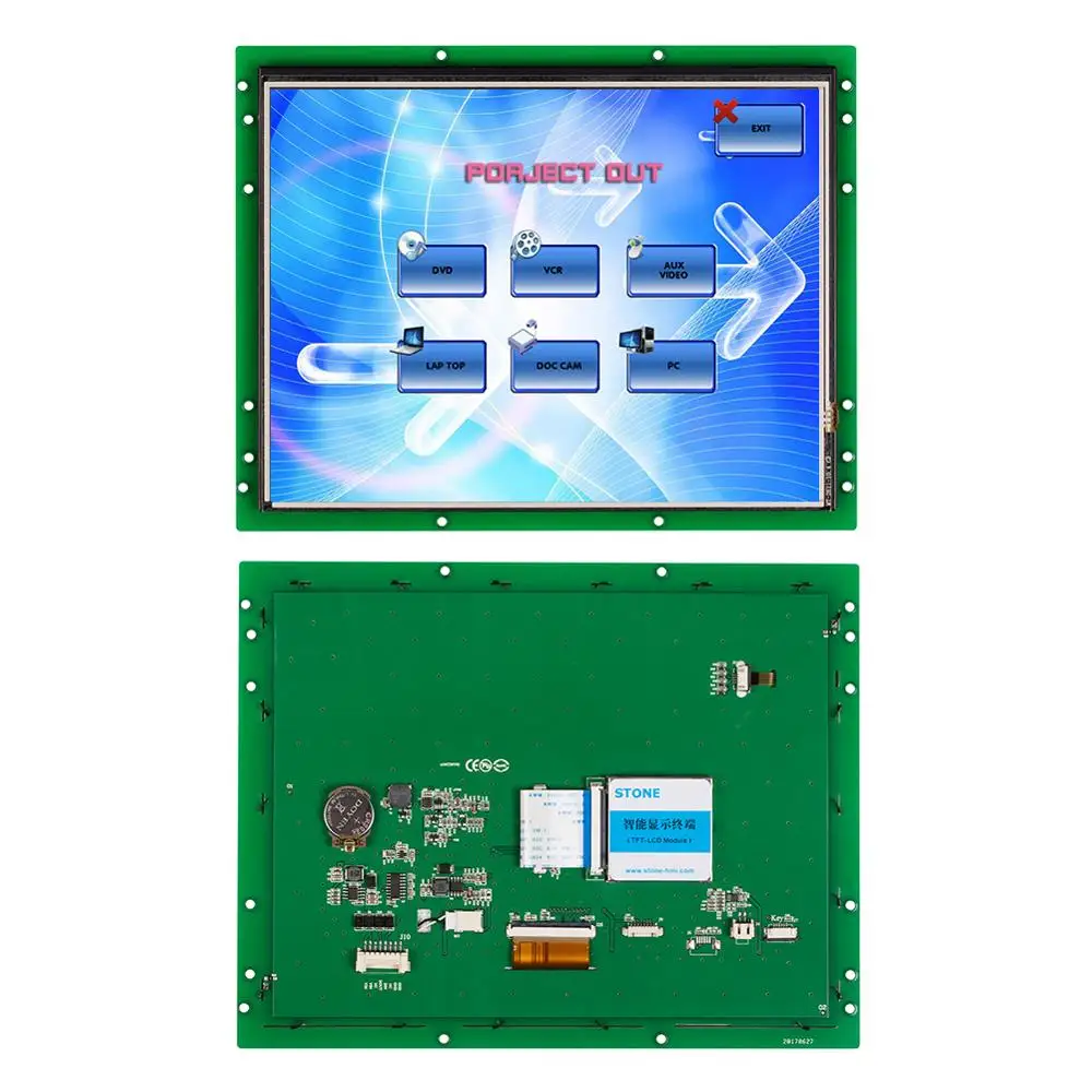 Цвет камня LCD 10 4 дюйма 16 бит для контроллера пользовательского интерфейса |
