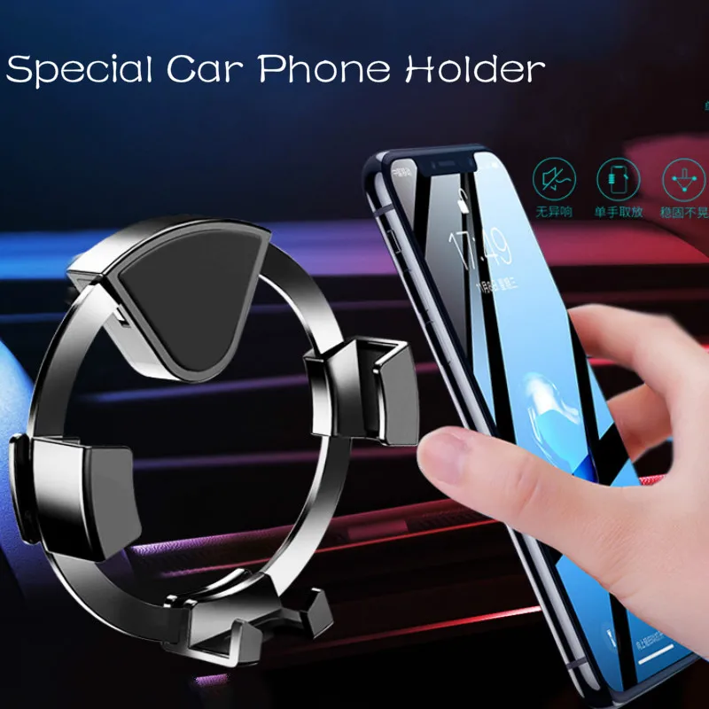 

Car Cell Phone Holder Hands free Cell Phone stand for Car Air Vent Car Phone Mount Auto Lock Release for iPhone Samsung Note
