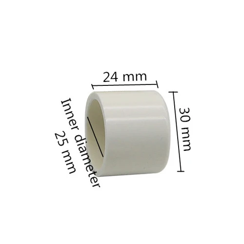 Inner Diameter 25mm 5 Pcs Внутренний Диаметр 20/25/32 мм ПВХ заглушка трубка для полива сада концевые соединители синий/белый уплотняющая прокладка штепсельные розетки - Цвет: Inner Diameter 25mm
