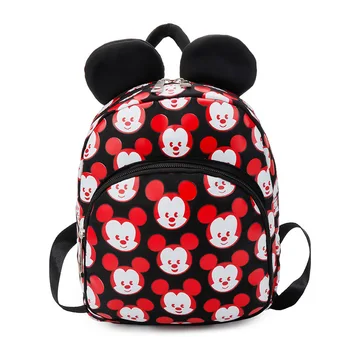

Disney Mickey Mouse Backpack Children's School Bag Fashion Cute Kindergarten Boys and Girls Backpack Baby Kids Bag