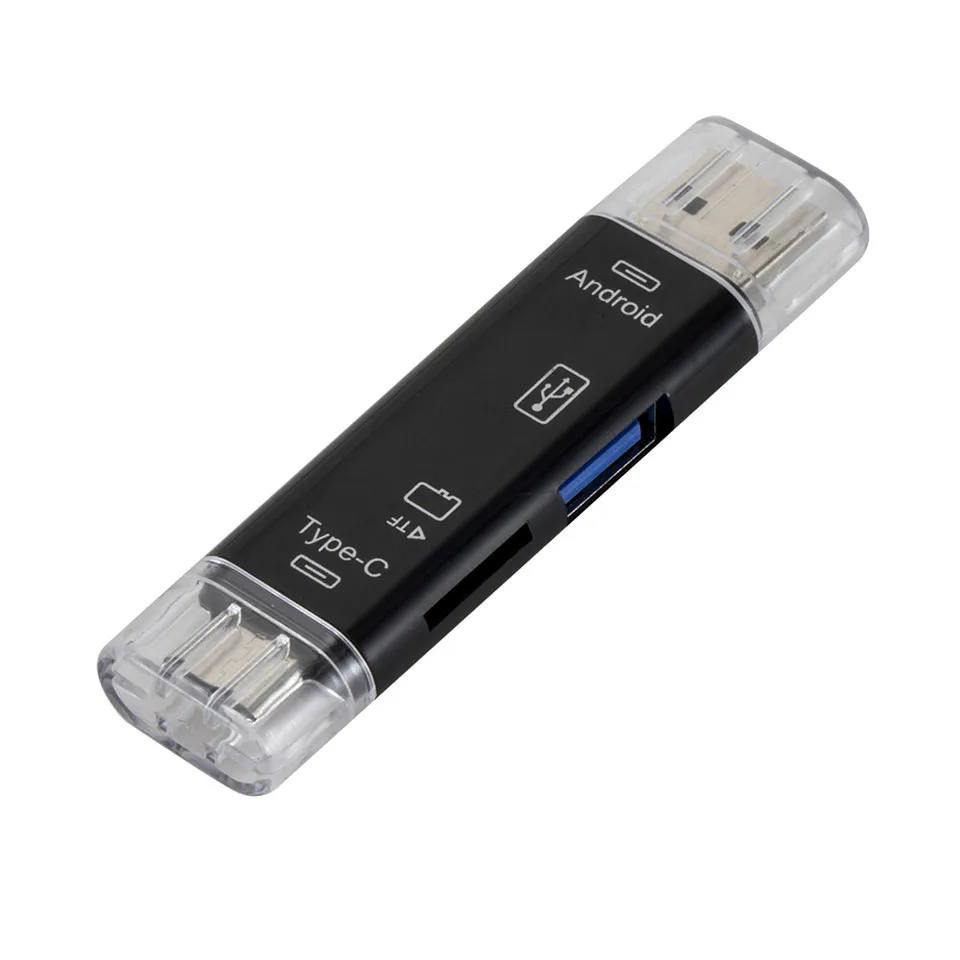 Кардридер usb type C для SD Micro SD TF адаптер для ноутбуков Аксессуары OTG кардридер смарт-карта памяти SD кардридер
