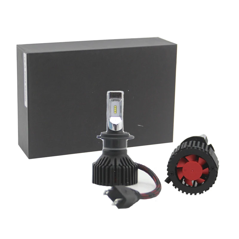 SHUOKE T8 H7 светодиодный Авто Запчасти фар автомобиля 1860 чип 12V 30W 8000LM 6000K ультра яркий