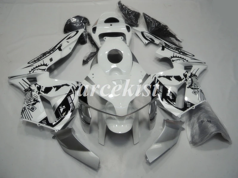 Литьевая Форма ABS мотоцикл Полный обтекатели комплект подходит для CBR600RR cbr600 600rr F5 2005 2006 05 06 корпус набор черный белый