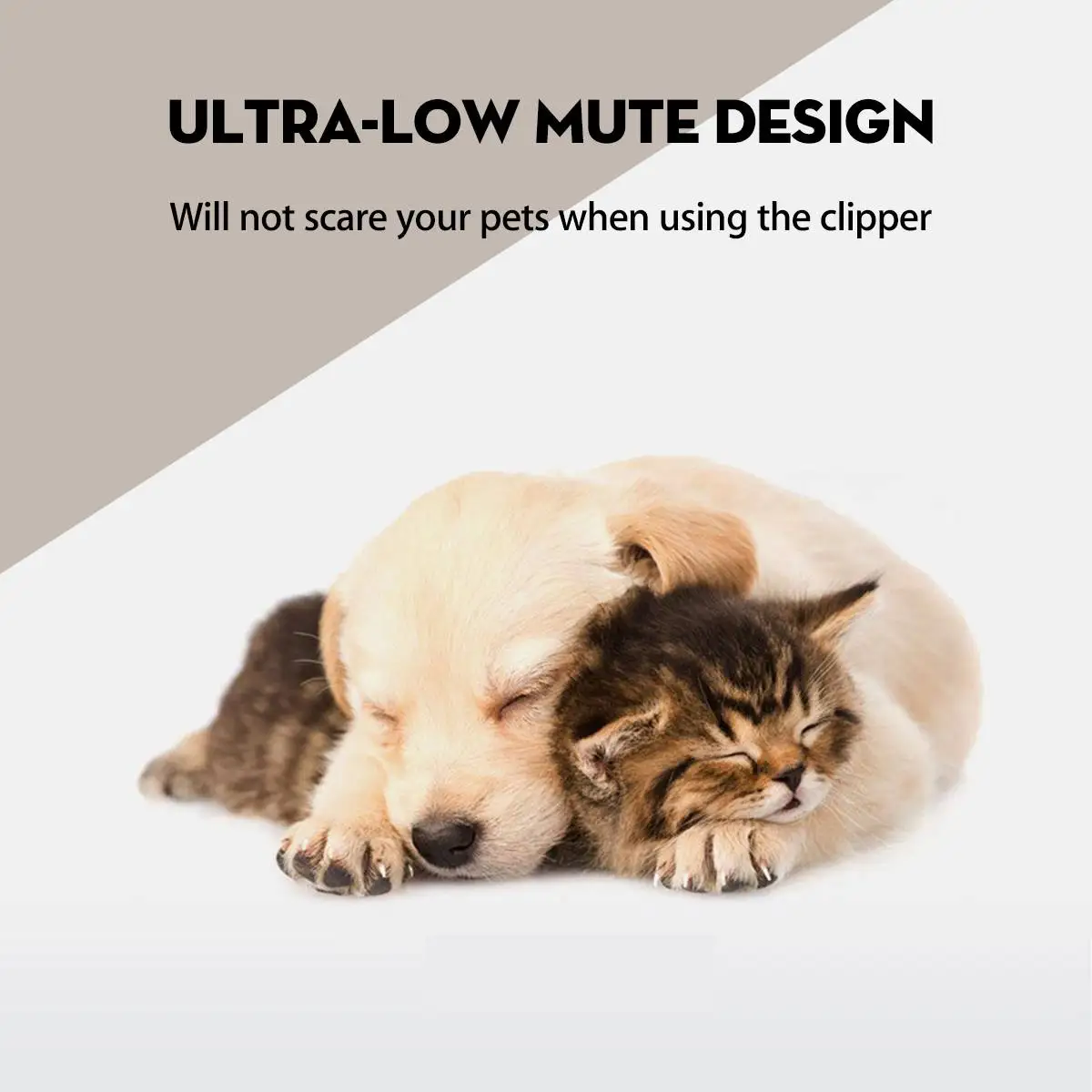  Baorun P9 Pet Cat Dog Hair Trimmer Clipper LCD Screen Pet Grooming 5 Speed Electric Washable Pet Su