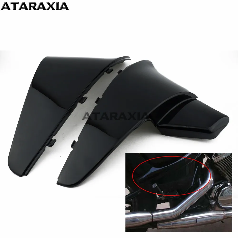 Motor Motorcycle Battery Side Cover Fairing Cover Protector For Honda Shadow VT600 VT 600 VLX 600 STEED 400 1988-1998