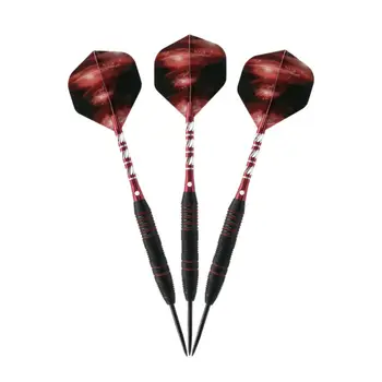 

1Set 20g Professional Steel Tip Darts Set with Aluminum Shafts Flights for Indoor Dartboard Games Random Color