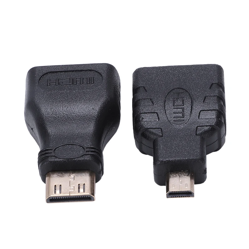 AABB-3 в 1 HDMI к Mini& Micro HDMI V1.4 конвертер адаптер кабель черный