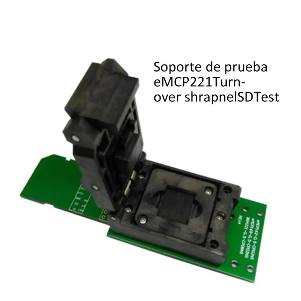 Emcp221 тестовая подставка Bga221 откидная крышка Shrapnel для цифровой карты безопасности Emcp программист горящая розетка сиденья