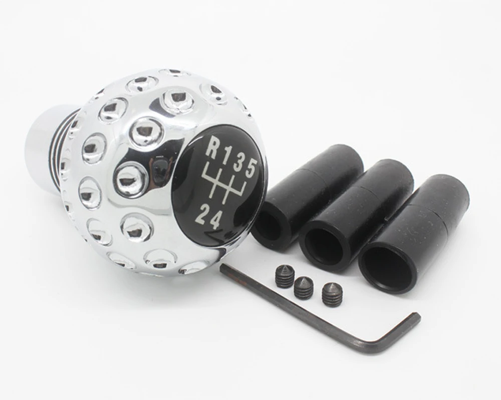 Universal Manual Gear Shift Knob Car Styling Shifter Stick Lever Adapter Manual 5 Speed Transmission Car Accessories