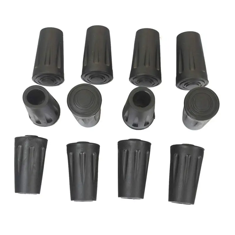 

Replacement Rubber Tip Protector Walk Tip for Hammers Hiking Poles, 12 Pack