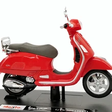 Maisto 1:18 Vespa GTS 300 красный скутер литой мотоцикл