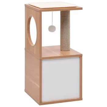 

Cat Condo Tree Tower Cat Tree has Scratching Toy Cat Tower Furniture Jute-Covered Scratching Posts Kitty Scratching Post
