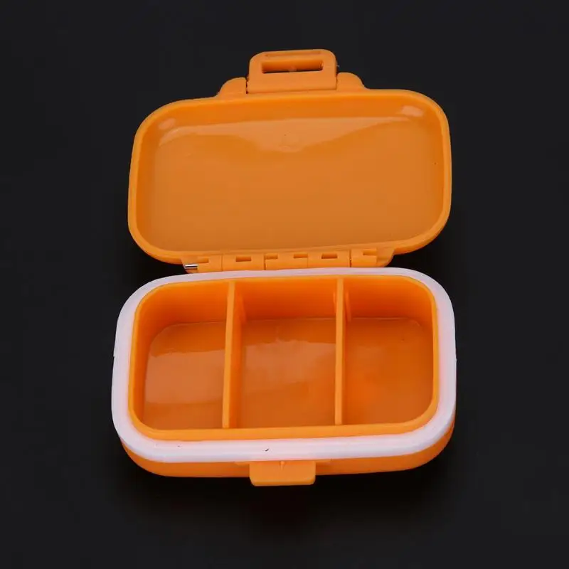 Портативный 3 сетки таблетки коробочка для медицинских целей набор контейнеров для хранения держатель контейнер для таблеток