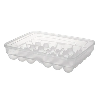

2Pcs 34 Grid Egg Box Food Container Eggs Refrigerator Organizer Storage Box Crisper Hold for Home Kitchen