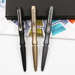 Stylo tactique d'auto défense, fournitures, emballage cadeau, Protection de sécurité en alliage d'aluminium, outil de défense personnelle, EDC 