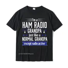 Ham Radio Operator Radio dla amatorów Funny dziadek prezent mężczyźni T-Shirt Top koszulki topy koszulki śliczne bawełniane spersonalizowane fajne mężczyźni tanie i dobre opinie CINESSD Na zakupy SHORT CN (pochodzenie) COTTON CASHMERE Wełniana Stretch Spandex Mikrofibra SILK POLIESTER Z włókna bambusowego