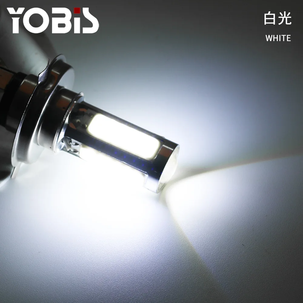 Светодиодный головной светильник для мотоцикла с одной лапой PX15D H6 COB 25 Вт, модифицированный головной светильник для мотоцикла, дальний и Ближний светильник