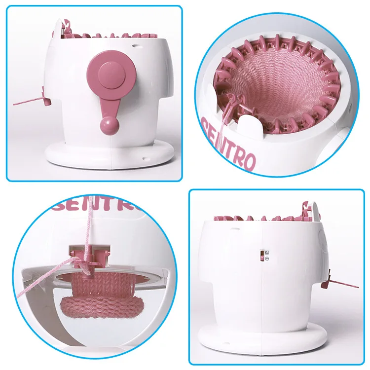 Wool Knitting Weaving Machine Creative DIY Girl's Toys Cap Scarf Sock  (3)