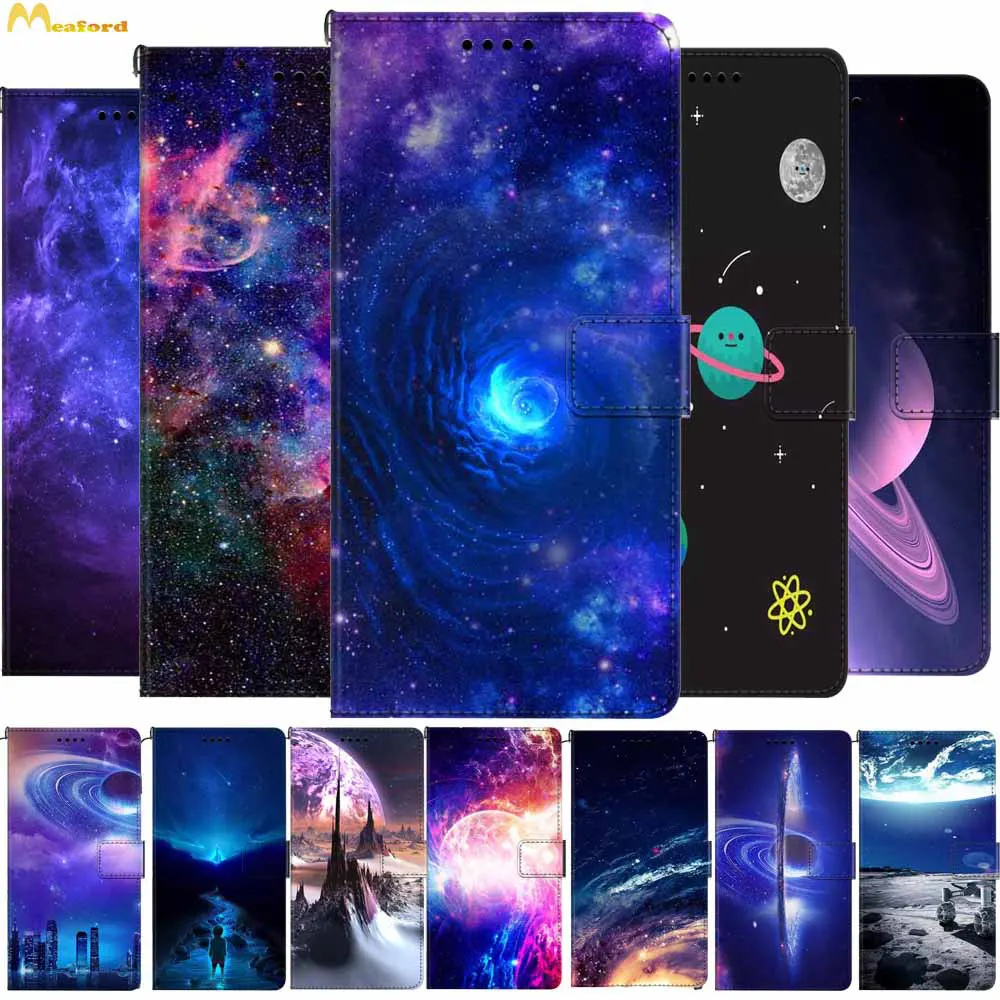 Custodia Per Libri Per Samsung Galaxy A03S A51 M31S M51 M21 A41 A21S A02S A71 5G Flip Cover In Pelle Portafoglio Di Lusso Borse Per Telefono Design Sp