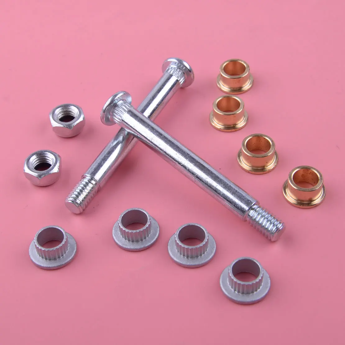 

DWCX 12pcs Car Front Door Hinge Pin Bushing 2 Pin 1 Door Repair Kit Accessories Fit For Ford Aerostar Lincoln Mercury Cougar