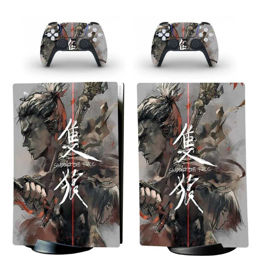 Sekiro Shadows Die Twice Ps5 Digital Edition Skin Sticker Per Playstation 5 Console E 2 Controller Decalcomania Pelli Protettive In Vinile