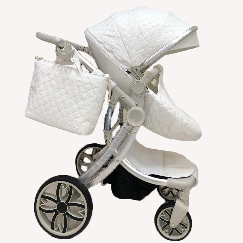 Compliment slachtoffers regiment Best Sale Luxury Baby Pram Stroller Egg 3 In 1 High View Baby Stroller With  Sleeping Basket Pram - Mutiple Stroller - AliExpress