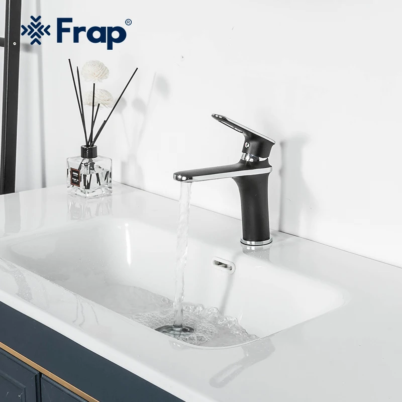 

Frap Basin Faucet Black Basin Faucet Bathroom Sink Faucet Tap Brass Bathroom Faucet Deck Mounted Basin Mixer Tap