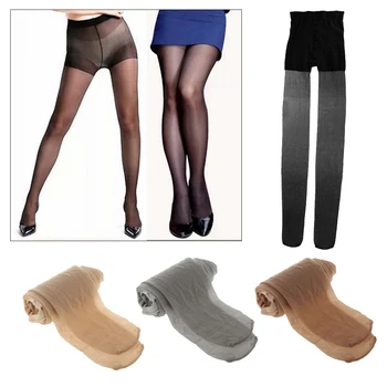 

Ladies Ultra Thin Pantyhose Leggings 10D Control Top Stretch Tights Socks