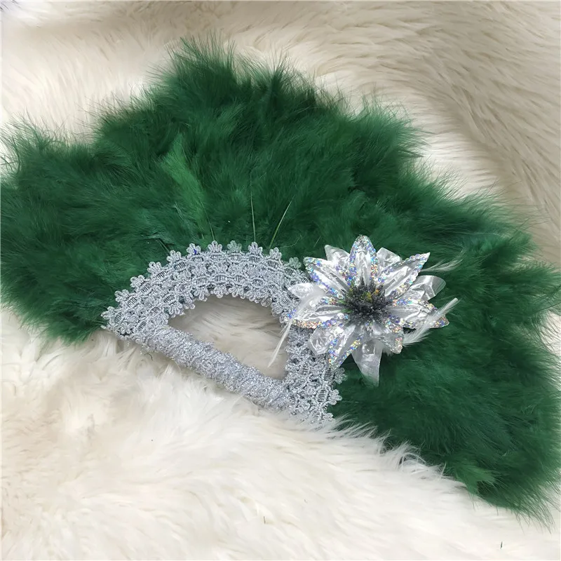 Bridal Feather Bouquet Turkey Feather Feather Fan For Wedding Bouquet Hand Fan Handmade Fans For Dance High Quality