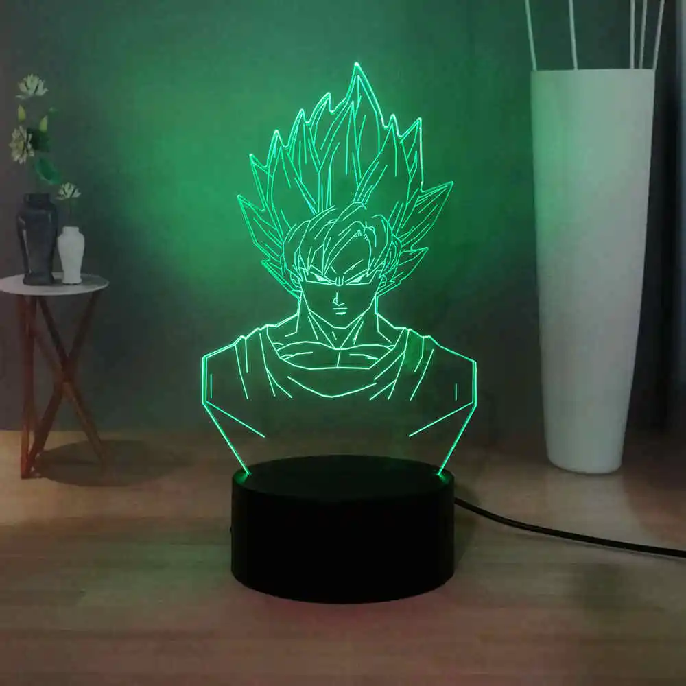 led sculptural touch table lamp