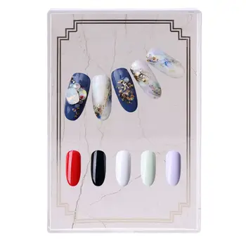 

Nail Art Practice Display Stand Frame False Tip Holder Salon Plastic Manicure 2020