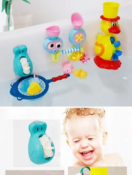 

Bathroom Baby Kids Toddler Bath Toys Bathing Water Spraying Toys Bath Bathtub Duck Toys for Babies