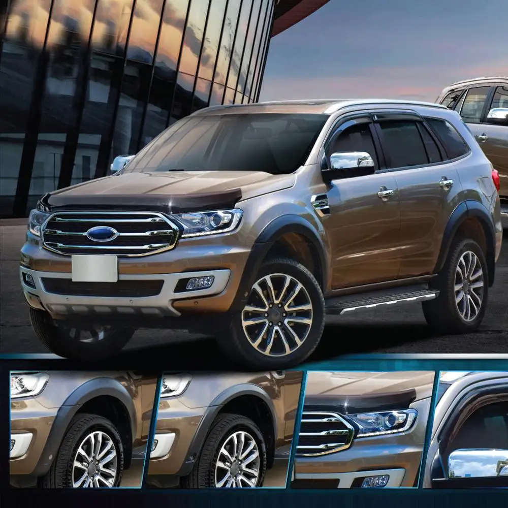 Крылья колесная арка арок ДЛЯ Ford Everest матовый черный