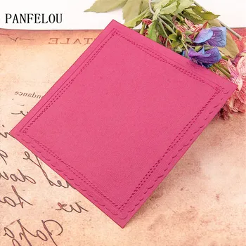 

15x15cm Bud silk box wreath Embossing folders Plastic For Scrapbooking DIY Template Fondant Cake Photo Album Card Making