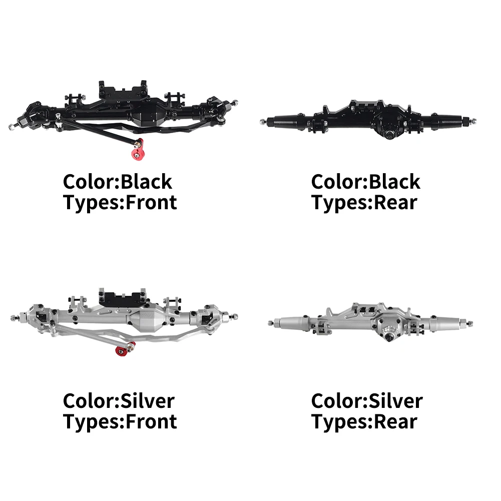 

Children Parts DIY 1:10 Rock Crawler Toys Spare Front Rear RC Car Axles Sturdy Accessories Straight For Axial Wraith RR10