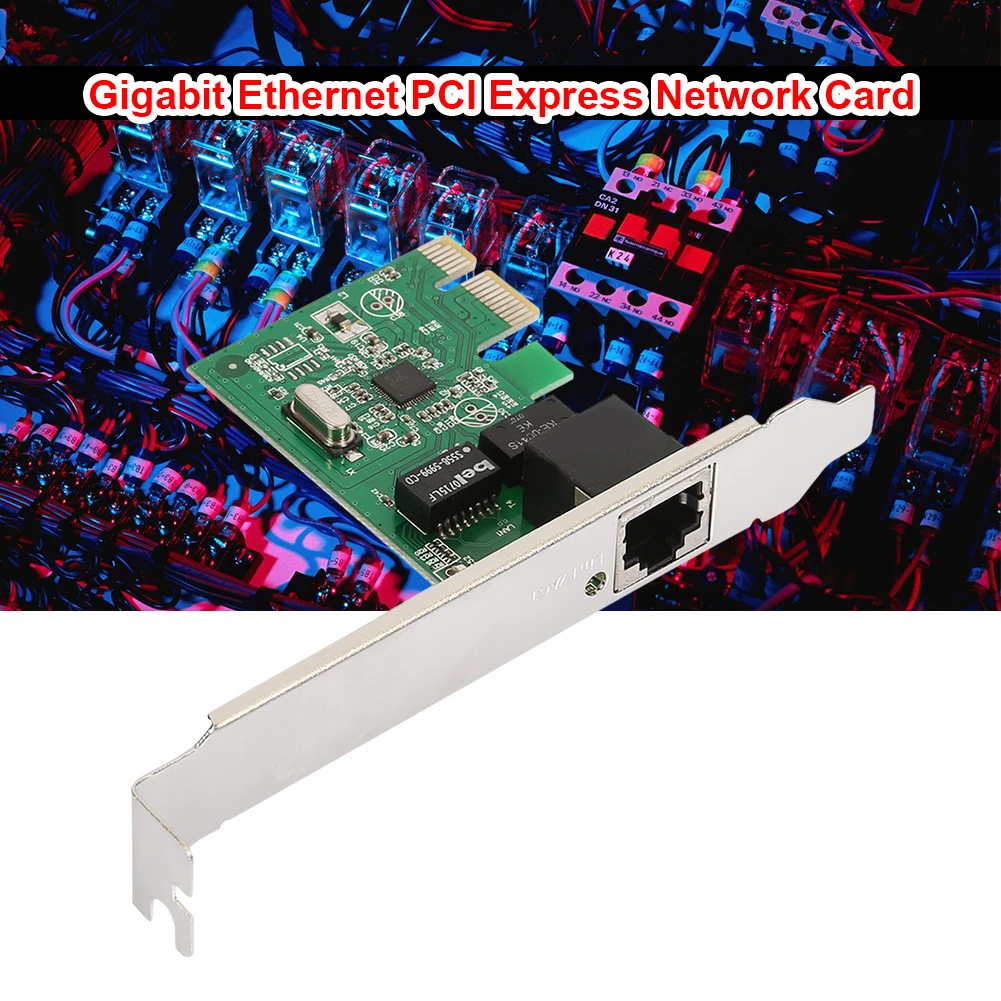 10/100/1000Mbps Gigabit Ethernet PCI Express Network Card PCIe RJ45 LAN Network Adapter for Desktop PC Driver Free