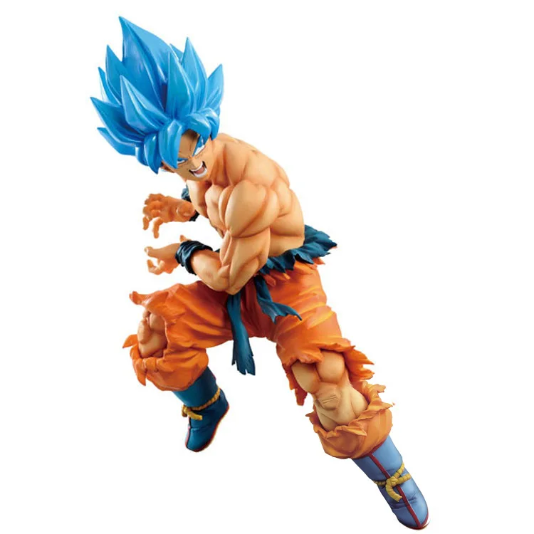Dragon Ball и Super Goku Vegeta God ПВХ Фигурки фигурки аниме Dragon Ball Z Goku Vegeta Super Saiyan Blue фигурка игрушки - Цвет: Белый