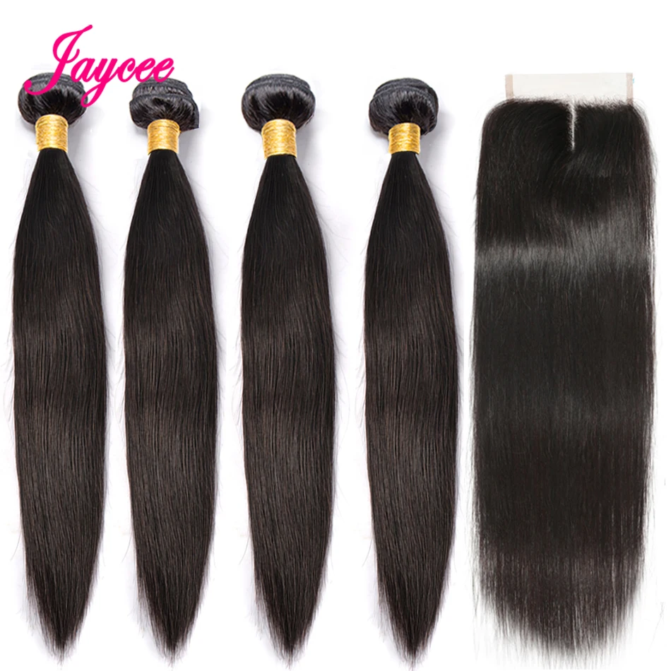 

Jaycee Straight Hair Bundles With Closure Remy Human Hair Bundles With Closure Malaysian Hair Bundles With Closure Haar