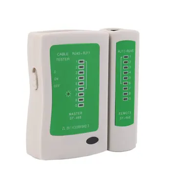 

2017 Hot RJ45 RJ11 RJ12 CAT5 UTP Network LAN USB Cable Tester Remote Test Tools ZB@83400$ White & Green 113g