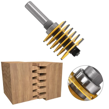 

Flush Router Bit Workshop Tools 1-19/32 inch Finger Joint Glue Flute Alloy